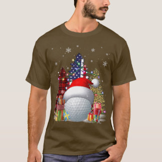 Funny Golf Pet Santa Flag Us Buffalo Pset Leopard T-shirt