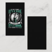 Funny Golf Player Lucky Golf Swing Skill Joke Visitekaartje (Voorkant / Achterkant)