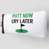 Funny Golf Putter Hoesje Golfheadcover (Voorkant)