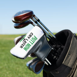 Funny Golf Putter Hoesje Golfheadcover