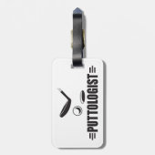 Funny Golf, Putting Bagagelabel (Achterkant verticaal)