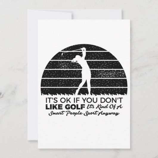 funny Golf sayings goling quote Save The Date (Voorkant)