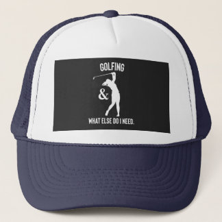 funny Golf sayings goling quote Trucker Pet