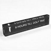 Funny Golf Theme Desk Plaques