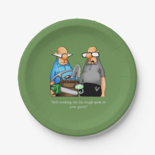 Funny Golf Thmed Birthday Borden Papieren Bordje