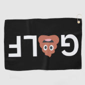 Funny Golf Towel Golfhanddoek (Horizontaal)