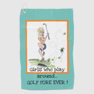 Funny Golf Towel Golfhanddoek