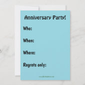 Funny Golf - Uitnodiging van de Partij van het Jub (Achterkant)