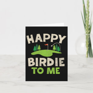 Funny Golf Verjaardag Shirt Happy Birdie Golfer Ki Kaart