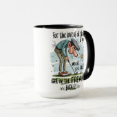 Funny Golfer Coffee Mug Get In The Hole Papa Mug (Devant droit)