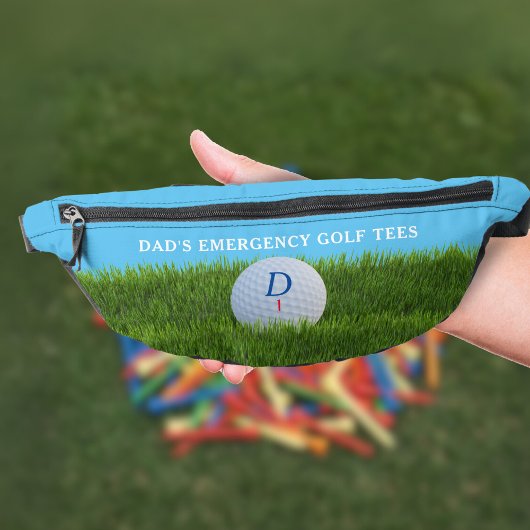 Funny Golfer Emergency Golf T - shirts Monogram Heuptasje