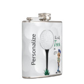 Funny Golfing - Echt T-shirt me af Heupfles (Rechts)