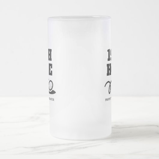 Funny golfing grap 19th hole bierbrouwerij mok cad (Center)