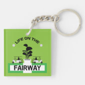 Funny Golfing Pros Golfing Fanatics Sports Sleutelhanger (Achterkant)