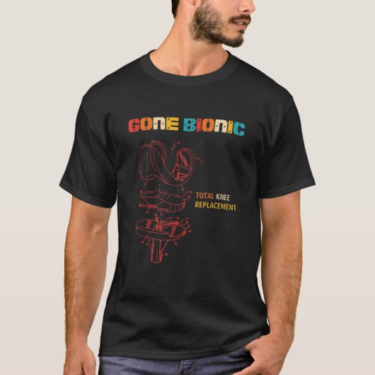Funny Gone Bionic Surgery Apparel T-shirt (Voorkant)