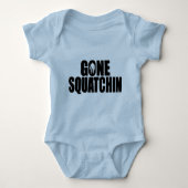 Funny GONE SQUATCHIN Design Special *BOBO* Edition Romper (Voorkant)