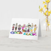 Funny Good Luck Kaart (Gele Bloem)