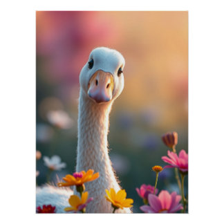 Funny Goose Art Poster Perfect Poster