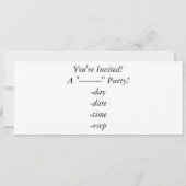 Funny Goose bij de Beach Kaart (Achterkant)