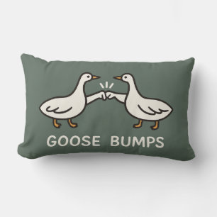 Funny Goose Bumps Cartoon eerste bobbelganzendie Kussen
