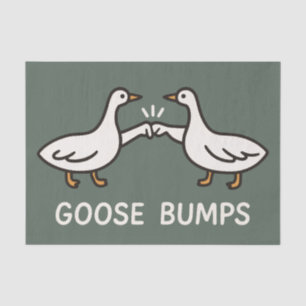 Funny Goose Bumps Cartoon eerste bobbelganzendie Tissuepapier