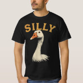 Funny Goose Graphic Tee – Silly Goose T-shirt (Voorkant)
