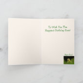 Funny Goose Joke Carte d'anniversaire (Intérieur)