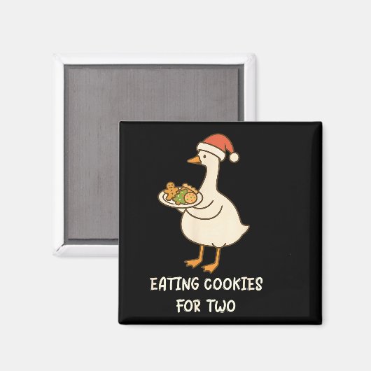 Funny Goose Pregnancy Pregnant Announcement To Hus Magneet (Voorkant / Achterkant)