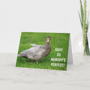 Funny Goose, sorry excuses Kaart