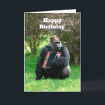 Funny Gorilla Accordion Joueur Carte Anniversaire<br><div class="desc">Voici une carte d'amusement pour n'importe quel accordéon / accordéoniste / ventilateur accordéon / fan d'accordéon ... oummm,  eh bien vous avez l'idée. 
Faites une belle impression sur eux avec cette carte amusante! !</div>