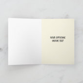 Funny Gorilla carte de voeux personnalisée (Intérieur)