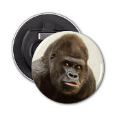 Funny Gorilla flesopener Button Flesopener (Voorkant)