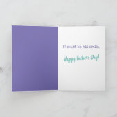 Funny Gorilla met afstandsbediening Vaderdag Kaart (Binnen)