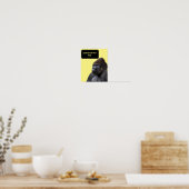 Funny Gorilla personnalisation texte et poster pho (Cuisine)