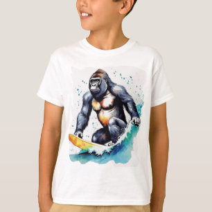 Funny gorilla surf T-Shirt