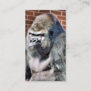 FUNNY GORILLA VISITEKAARTJE