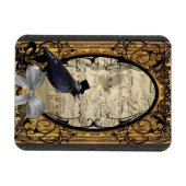 Funny Gothic bruiloft Magneet (Horizontaal)