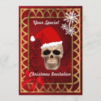 Funny gothic santa, Kerstmis Kaart