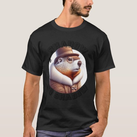 Funny Goundhog Graphic T-shirt (Voorkant)