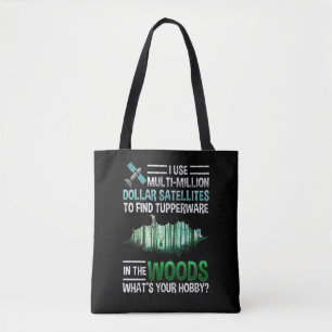 Funny GPS Geocache Wood Outdoorgeocaching Draagtas