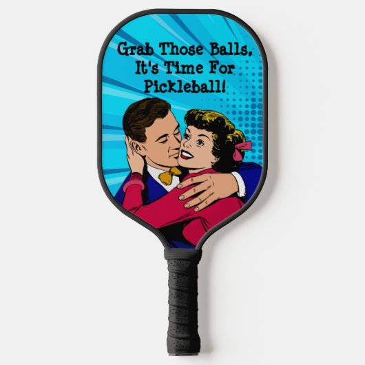 Funny grab die krab pickleball paddle (Voorkant)