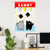 funny graduation congrats poster (Bureau à domicile)