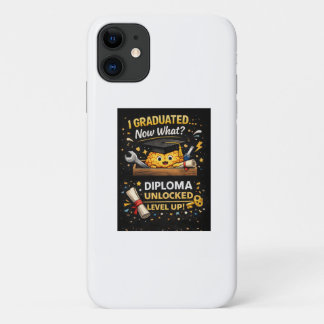 Funny Graduation Shirt – I Graduated Now What iPhone 11 Hoesje