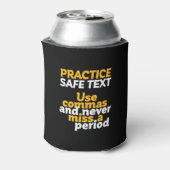 Funny Grammar Humor Practice Safe Text Use Comma Blikjeskoeler (Blikje Achterkant)