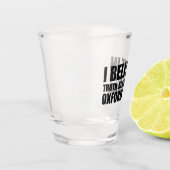 Funny Grammar | Oxford Comma Shot Glas (Links)