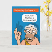 Funny Grand-père Carte d'anniversaire (Fleur jaune)