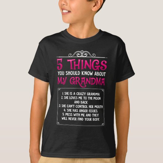 Funny Grandchildren Beste oma T-shirt (Voorkant)