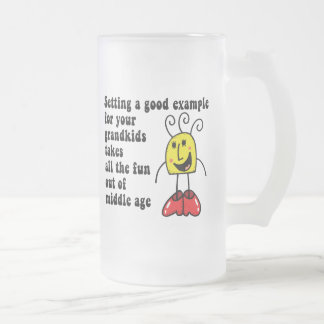 Funny Grandma Matglas Bierpul