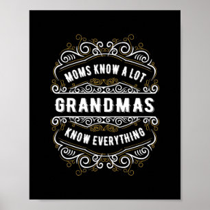 Funny Grandma Quote Funny Gezegde over Poster