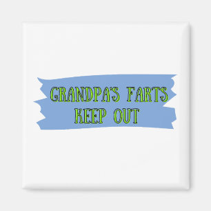 Funny Grandpas Farts Magneet